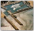 Veduta aerea del porto di Cattolica